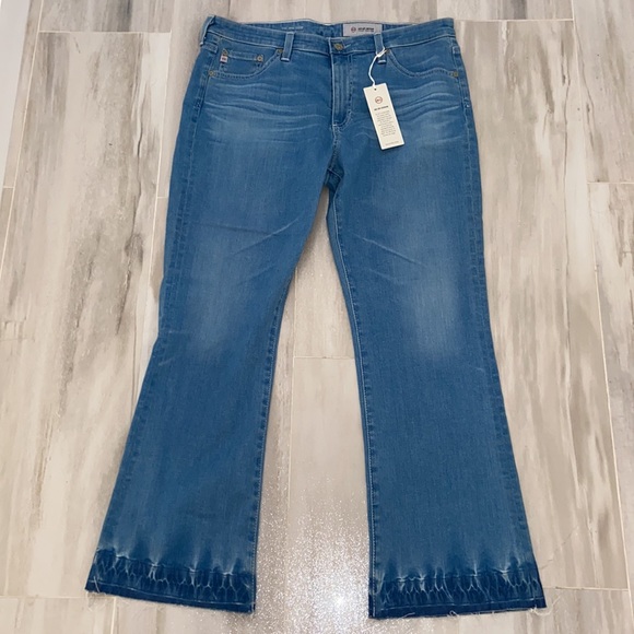 AG Adriano Goldschmied The Jodi High Rise Crop Slim Flare, 32x27, NWT, $245 MSRP - Picture 9 of 12